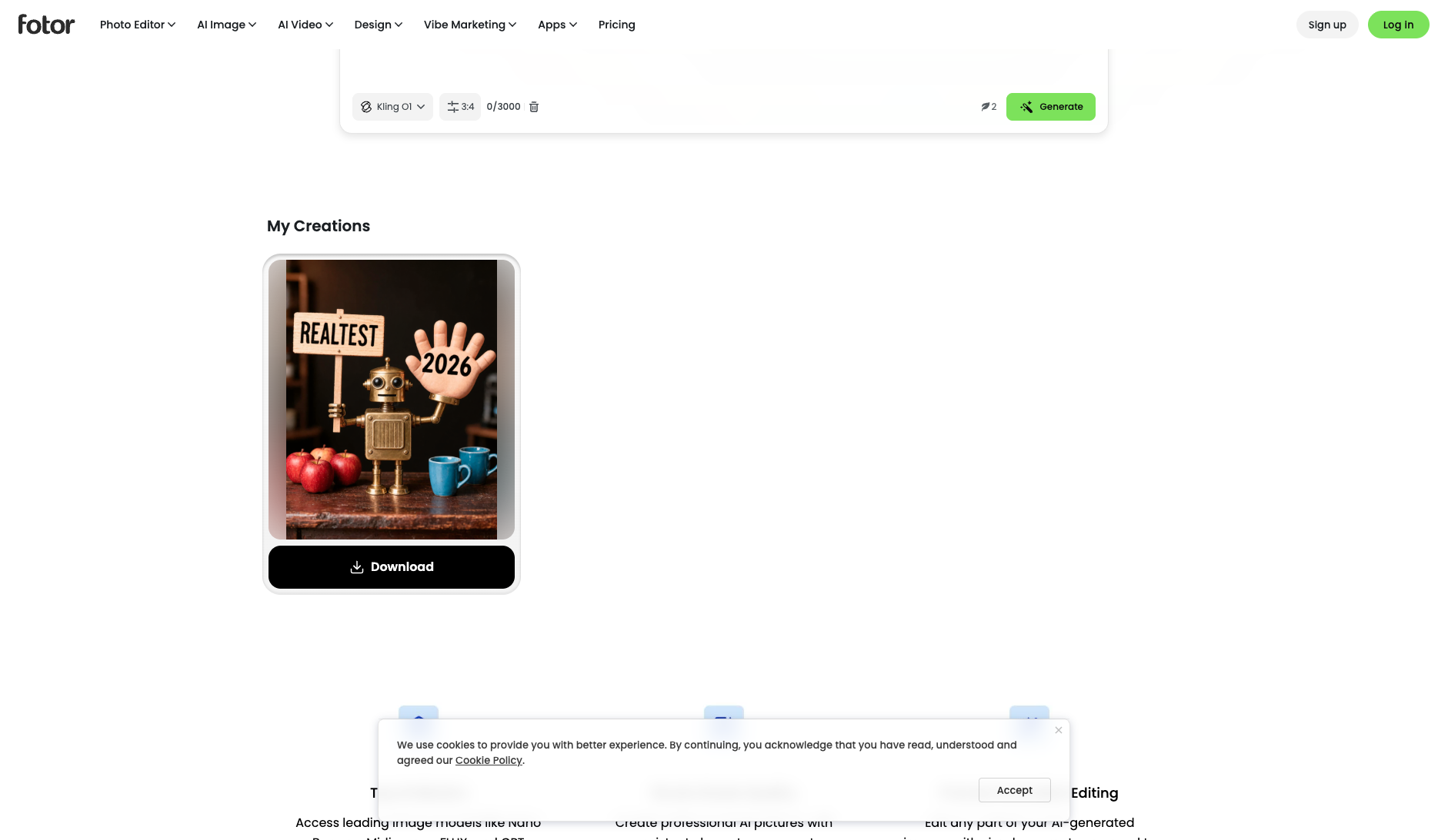 Open result screenshot