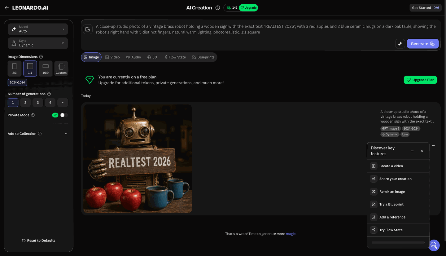 Open result screenshot